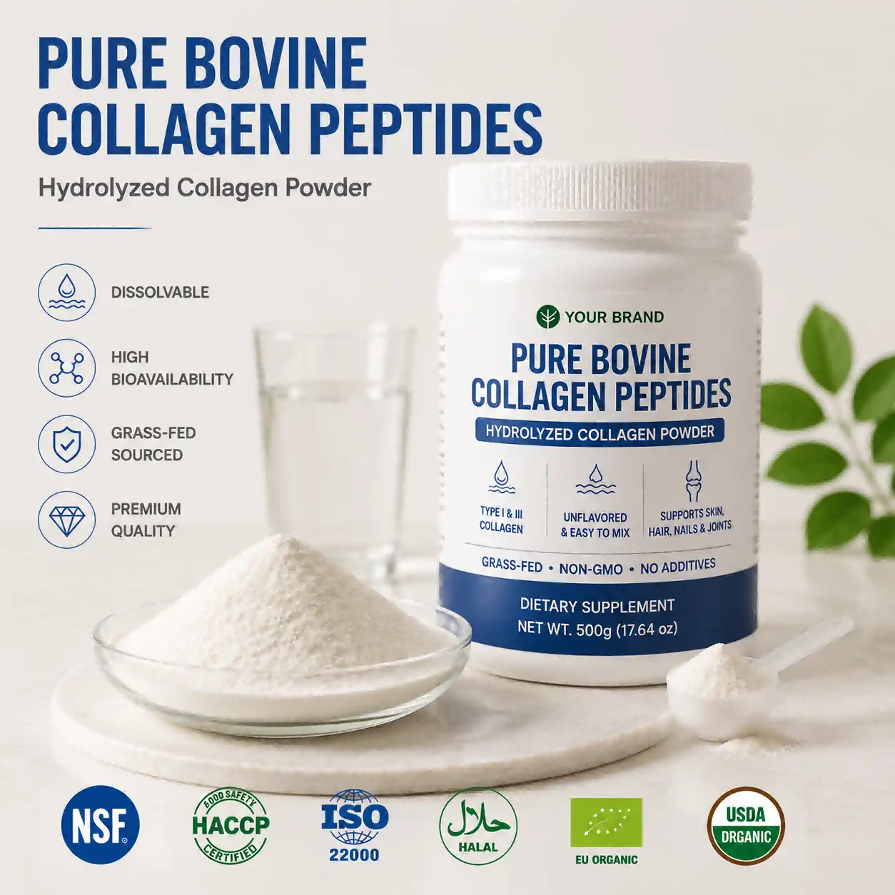 Complete Guide to Choosing the Best OEM/ODM Pure Bovine Collagen Peptides for Your Health Supplement Business Complete Guide to Choosing the Best OEM/ODM Pure Bovine Collagen Peptides for Your Health Supplement Business
